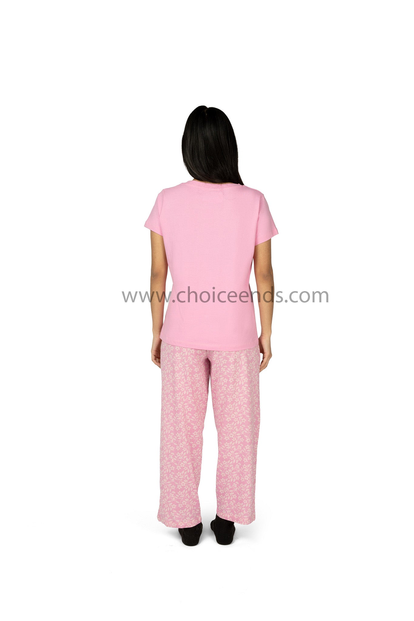 Women NightWear Set - 100% Cotton - Knit Fabric