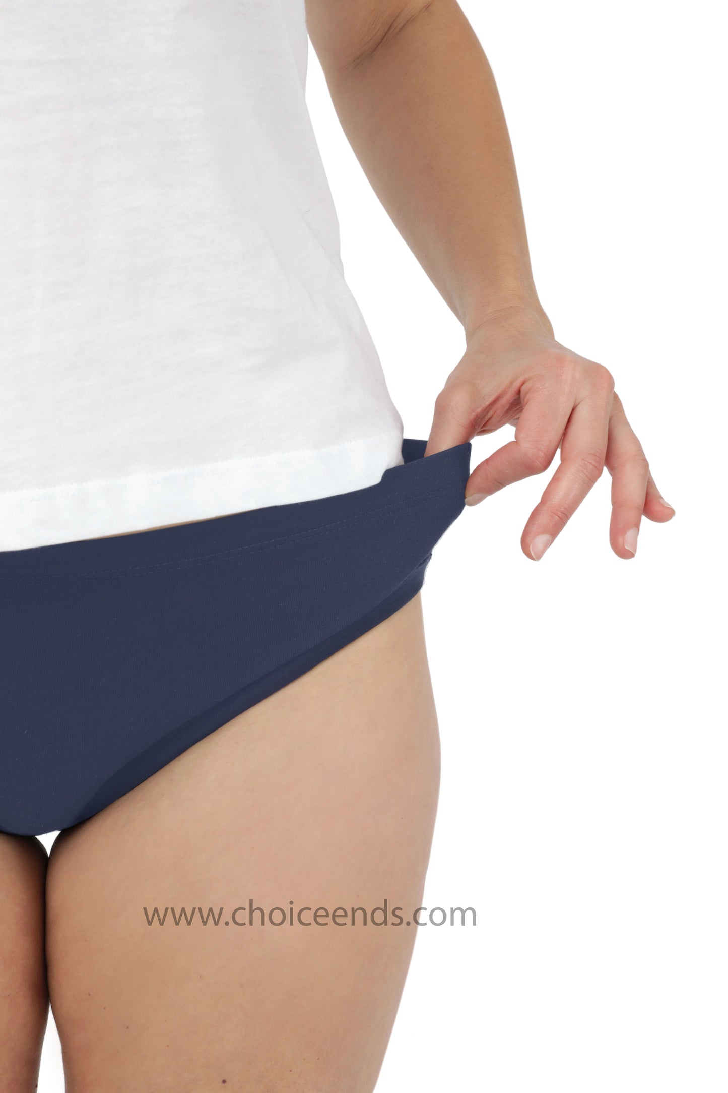Women Briefs in UnderWears - 100% Cotton Knit Fabric - Set of 5