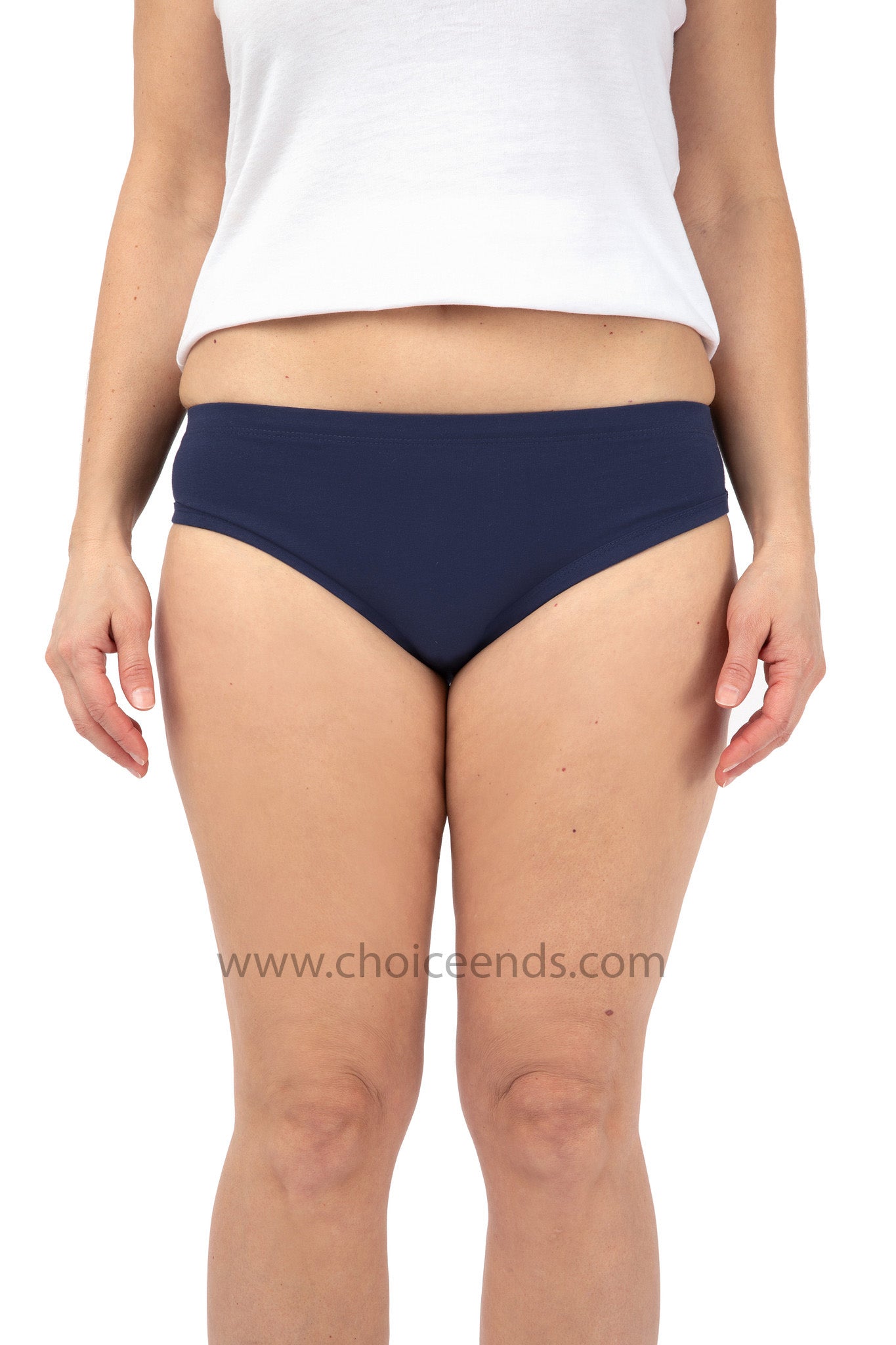 Women Briefs in UnderWears - 100% Cotton Knit Fabric - Set of 5