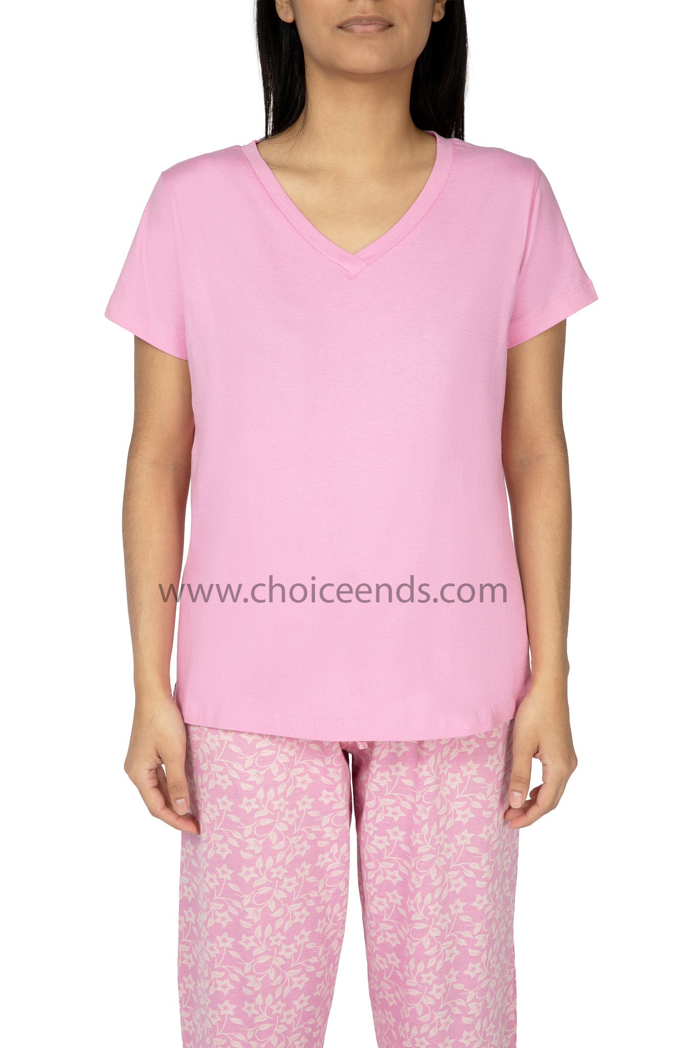 Women NightWear Set - 100% Cotton - Knit Fabric