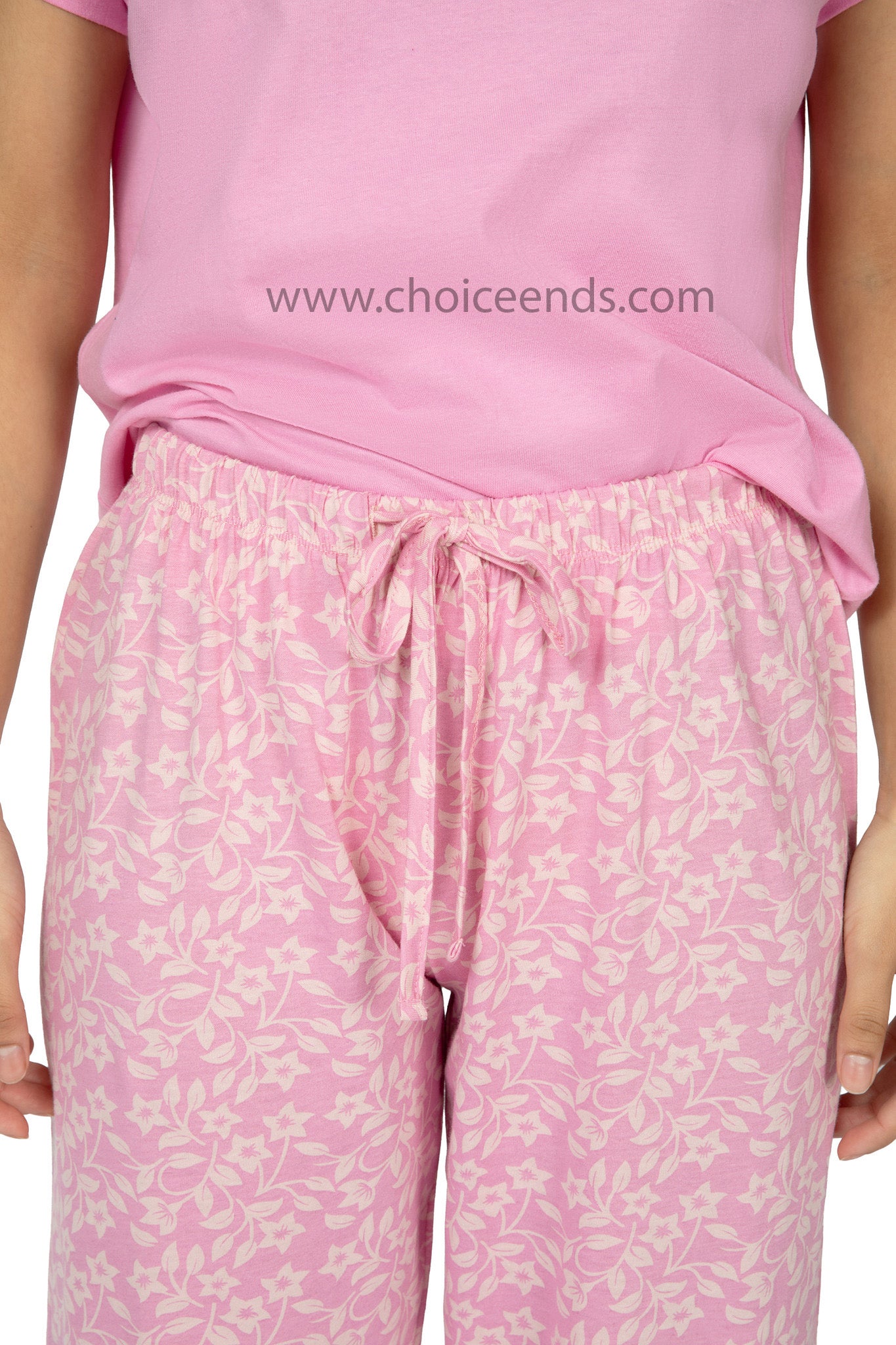 Women NightWear Set - 100% Cotton - Knit Fabric