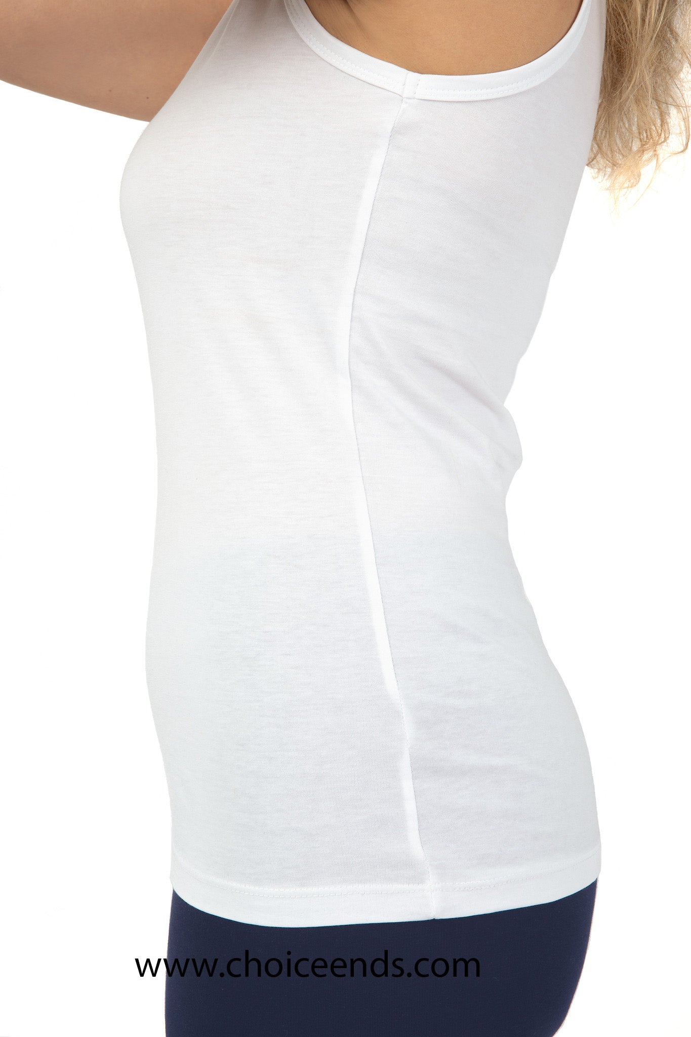 Women Tank Top - 100% Cotton - Knit fabric - Set of 2